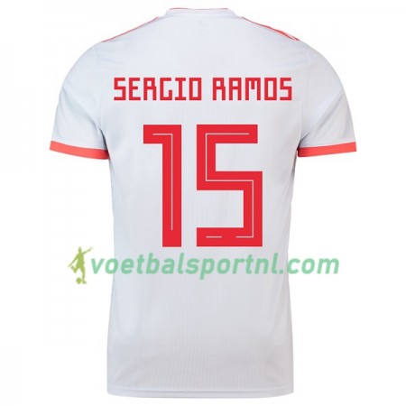 Spanje Sergio Ramos 15 Uit Shirt WK voetbal 2018